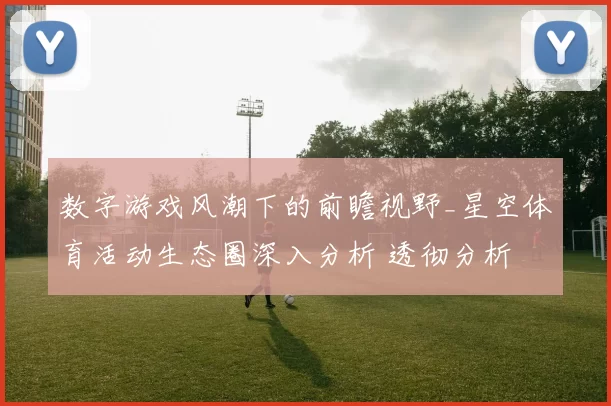 数字游戏风潮下的前瞻视野_星空体育活动生态圈深入分析 透彻分析