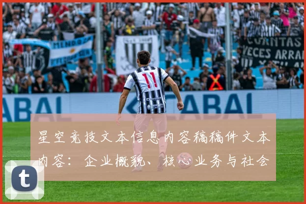 星空竞技文本信息内容稿稿件文本内容：企业概貌、核心业务与社会承诺